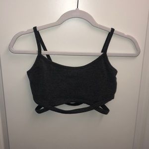 Garage Gray Crop Top